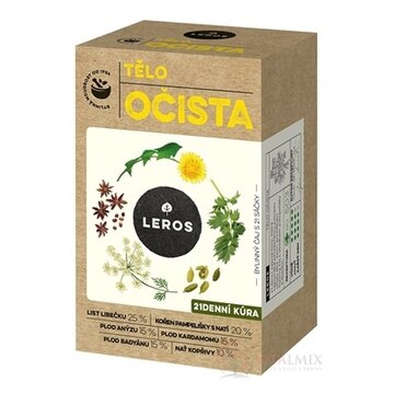 LEROS OČISTA TELO nálevové vrecká (inov. 2024) 21x1,8 g (37,8 g) obrázok