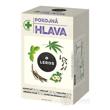 LEROS POKOJNÁ HLAVA bylinná čajová zmes, nálevové vrecká 20x1,5 g (30 g) obrázok