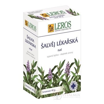 LEROS ŠALVIA LEKÁRSKA vňať sypaná bylina 1x40 g obrázok