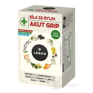 LEROS SILA 22 BYLÍN AKUT GRIP bylinný čaj aromatizovaný, nálevové vrecká 20x2,5 g (50 g) obrázok