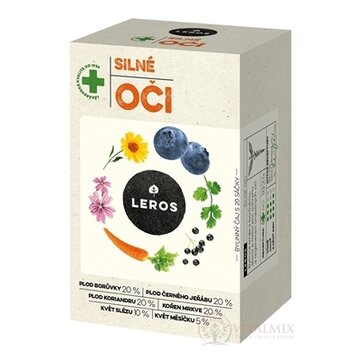 LEROS SILNÉ OČI nálevové vrecká (inov. 2021) 20x1,5 g (30 g) obrázok