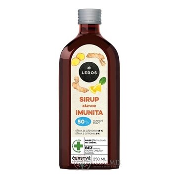 LEROS Sirup Zázvor Imunita 1x250 ml obrázok