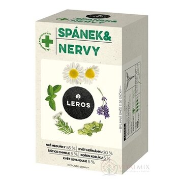 LEROS SPÁNOK A NERVY nálevové vrecká (inov. 2021) 20x1,3 g (26 g) obrázok