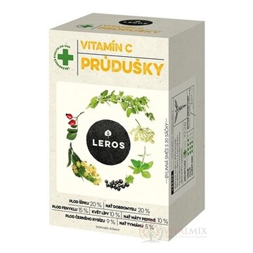 LEROS VITAMÍN C PRIEDUŠKY nálevové vrecká (inov. 2021) 20x1,5 g (30 g) obrázok