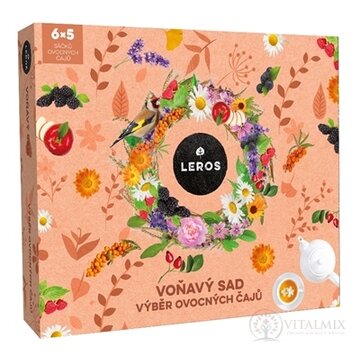 LEROS VOŇAVÝ SAD 6 druhov ovocných čajov po 5 vrecúšok, 1x1 set obrázok