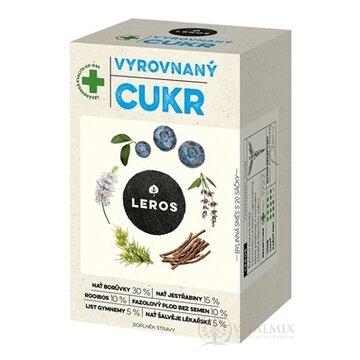 LEROS VYROVNANÝ CUKOR nálevové vrecká (inov.2021) 20x1 g (20 g) obrázok
