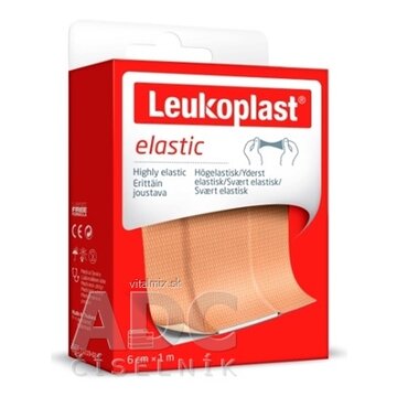 LEUKOPLAST ELASTIC náplasť na rany 6cm x 1m, pás, 1x1 ks obrázok