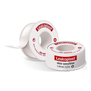 LEUKOPLAST SKIN SENSITIVE náplasť na cievke, 1,25cm x 2,6m, 1x1 ks obrázok