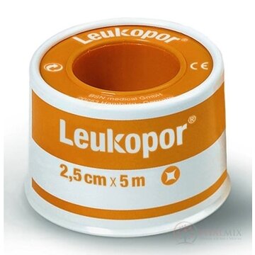 LEUKOPOR náplasť na cievke, 2,5cm x 5m, 1x1 ks obrázok