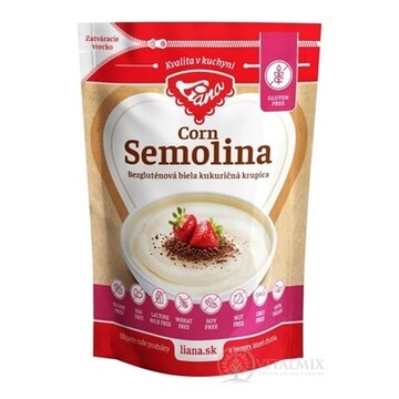 Liana Corn SEMOLINA biela kukuričná krupica bezgluténová 1x250 g obrázok