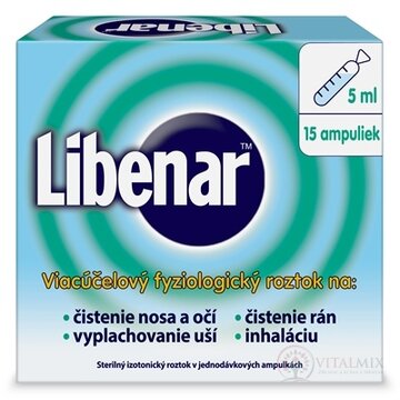 Libenar Viacúčelový fyziologický roztok roztok v ampulkách 15x5 ml obrázok