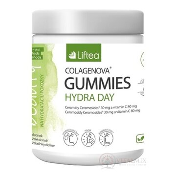 Liftea COLAGENOVA GUMMIES HYDRA DAY želatínky, príchuť biela jahoda 1x60 ks obrázok
