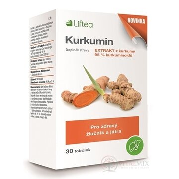 LIFTEA Kurkumín cps 1x30 ks obrázok