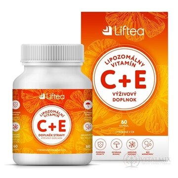 Liftea LIPOZOMÁLNY VITAMÍN C + E cps 1x60 ks obrázok