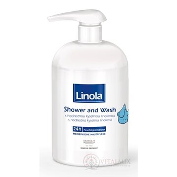 Linola Shower and Wash emulzný gél 1x500 ml obrázok