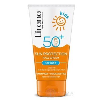 Lirene SUN PROTECTION Kids SPF 50+ opaľovací krém na tvár pre deti 1x50 ml obrázok