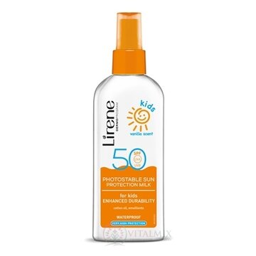 Lirene SUN PROTECTION Kids SPF 50+ Sprej opaľovacie telové mlieko pre deti 1x150 ml obrázok