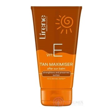 Lirene TAN MAXIMISER vit.E after sun BALM mlieko po opaľovaní s vitamínom E 1x150 ml obrázok