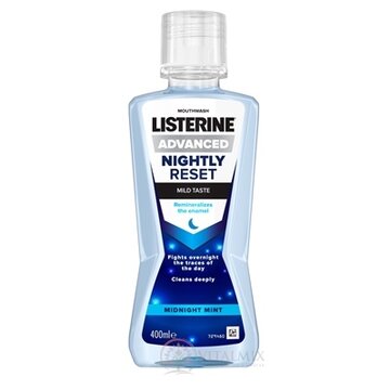 LISTERINE ADVANCED NIGHTLY RESET MILD TASTE ústna voda 1x400 ml obrázok