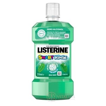 LISTERINE Smart Rinse Mint ústna voda 1x250 ml obrázok