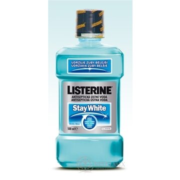 LISTERINE STAY WHITE ústna voda 1x500 ml obrázok