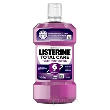 LISTERINE TOTAL CARE TEETH PROTECTION ústna voda 1x250 ml obrázok
