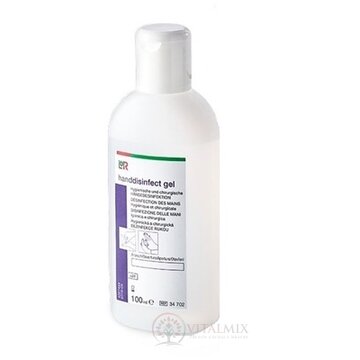 L+R handdisinfect gel etanolový prípravok na dezinfekciu rúk 1x100 ml obrázok