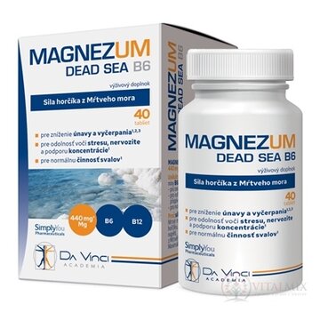 MAGNEZUM DEAD SEA  B6 - DA VINCI tbl 1x40 ks obrázok