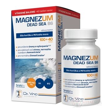 MAGNEZUM DEAD SEA B6 - DA VINCI tbl 100+40 zadarmo (140 ks) obrázok