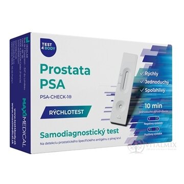 MAXIMEDICAL Rýchlotest Prostata PSA samodiagnostický test z krvi, 1x1 set obrázok