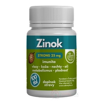 MEDICAL Zinok Strong 25 mg tbl 1x100 ks obrázok