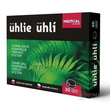 MEDICAL Zone ČIERNE UHLIE tbl 1x30 ks obrázok