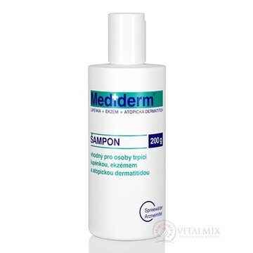 Mediderm ŠAMPÓN lupienka + ekzém + atopická dermatitída 1x200 g obrázok