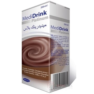 MediDrink Platinum príchuť čokoládová 30x200 ml obrázok
