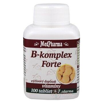 MedPharma B-komplex Forte tbl 100+7 zadarmo (107 ks) obrázok