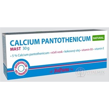 MedPharma CALCIUM PANTOTHENICUM Natural masť 1x30 g obrázok