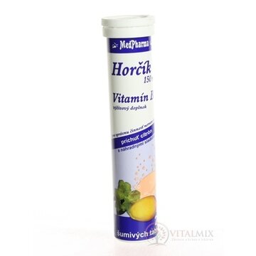 MedPharma HORČÍK 150MG+B6 tbl eff 1x20 ks obrázok