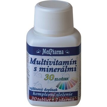 MedPharma MULTIVITAMÍN S MINERÁLMI 30 ZLOŽIEK tbl 30+7 zadarmo (37 ks) obrázok