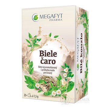 MEGAFYT Biele čaro biely čaj s príchuťou malín 20x1,5 g (30 g) obrázok