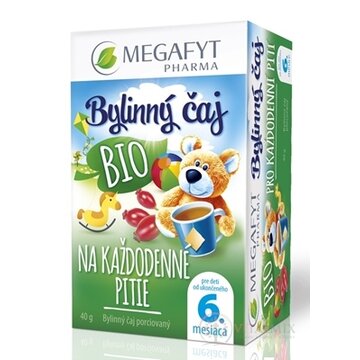 MEGAFYT Bylinný čaj BIO NA KAŽDODENNÉ PITIE pre deti (od ukonč. 6. mesiaca) 20x2 g (40 g) obrázok