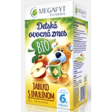 MEGAFYT Detská ovocná zmes BIO JABLKO S INULÍNOM inov.2015, 20x2 g (40 g) obrázok