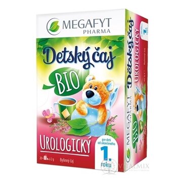 MEGAFYT Detský čaj BIO UROLOGICKÝ bylinný čaj (od ukončeného 1. roku) 20x2 g (40 g) obrázok