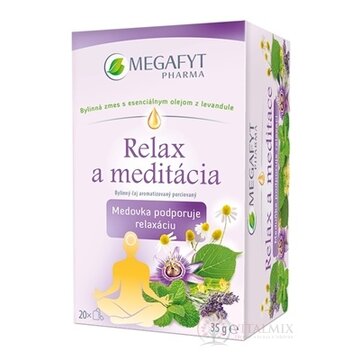 MEGAFYT Relax a meditácia bylinný čaj porciovaný 20x1,75 g (35 g) obrázok