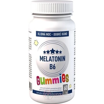 MELATONÍN B6 Gummies - Clinical pektínové bonbóny s pomarančovu príchuťou 1x60 ks obrázok