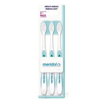 MERIDOL ZUBNÁ KEFKA 3-PACK mäkká (soft) 1x3 ks obrázok