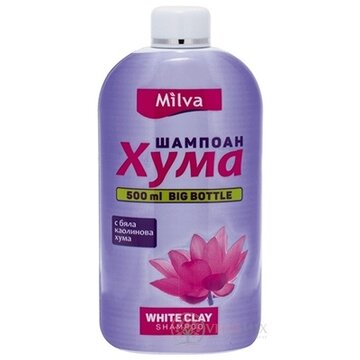 Milva ŠAMPÓN Huma WHITE CLAY BIG (Milva Shampoo WHITE CLAY BIG) 1x500 ml obrázok