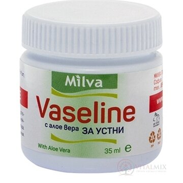 Milva VAZELÍNA na pery s ALOE VERA (Milva Vaseline Aloe vera) 1x35 ml obrázok