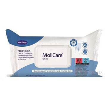 MoliCare SKIN Vlhké ošetrovacie utierky (modrá rada) 1x50 ks obrázok