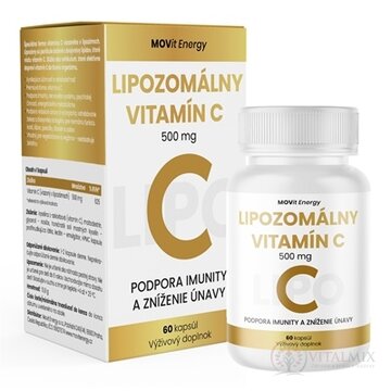 MOVit Lipozomálny vitamín C 500 mg cps 1x60 ks obrázok