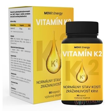 MOVit Vitamín K2 120 μg cps 1x90 ks obrázok